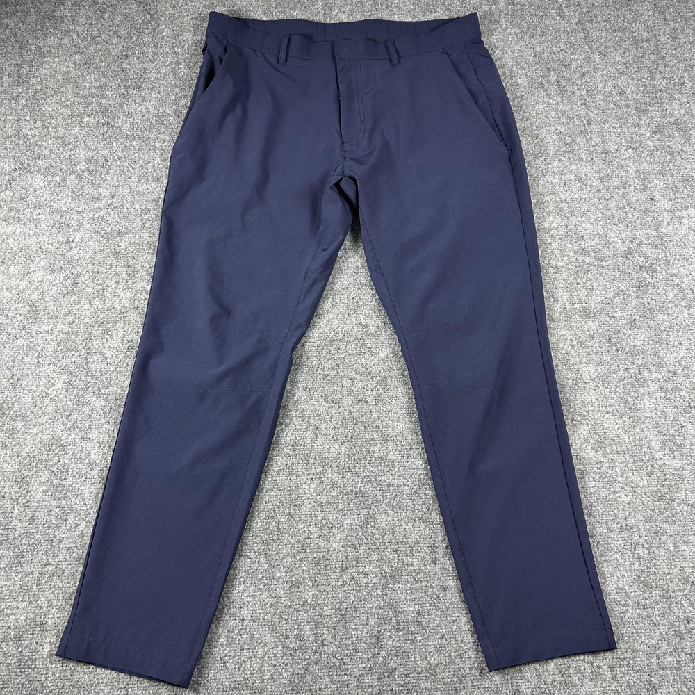 Fabletics Pants Mens 31x32 Blue Golf Chino Stretch Performance Woven‎ Pockets